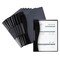 10 Pack Clear Report Covers with Sliding Bar and Swing Clip for Letter Size Documents, Presentation, Resume (Black, 9 x 11 Inches)